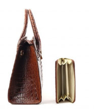 Load image into Gallery viewer, Coffee Ostrich Bag