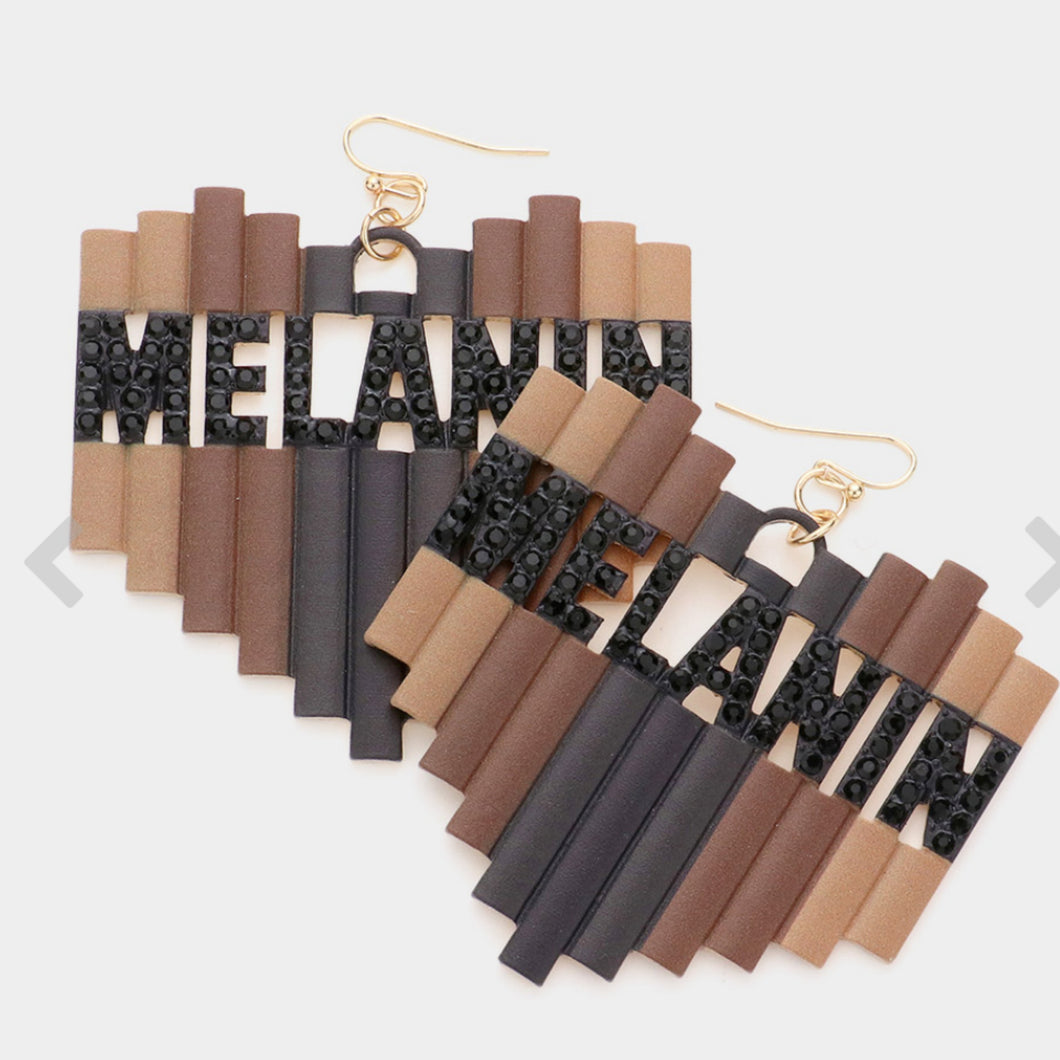 Melanin Message Earrings