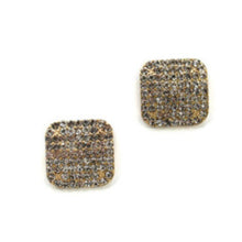 Load image into Gallery viewer, Clear Rhinestone Post Earrings
