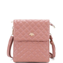 Load image into Gallery viewer, Bee Quilted Crossbody Bag
