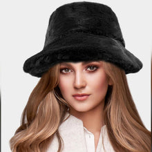 Load image into Gallery viewer, Faux Fur Bucket Hat
