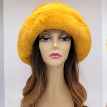 Load image into Gallery viewer, Faux Fur Bucket Hat
