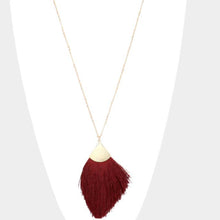 Load image into Gallery viewer, Long Tassel Necklace
